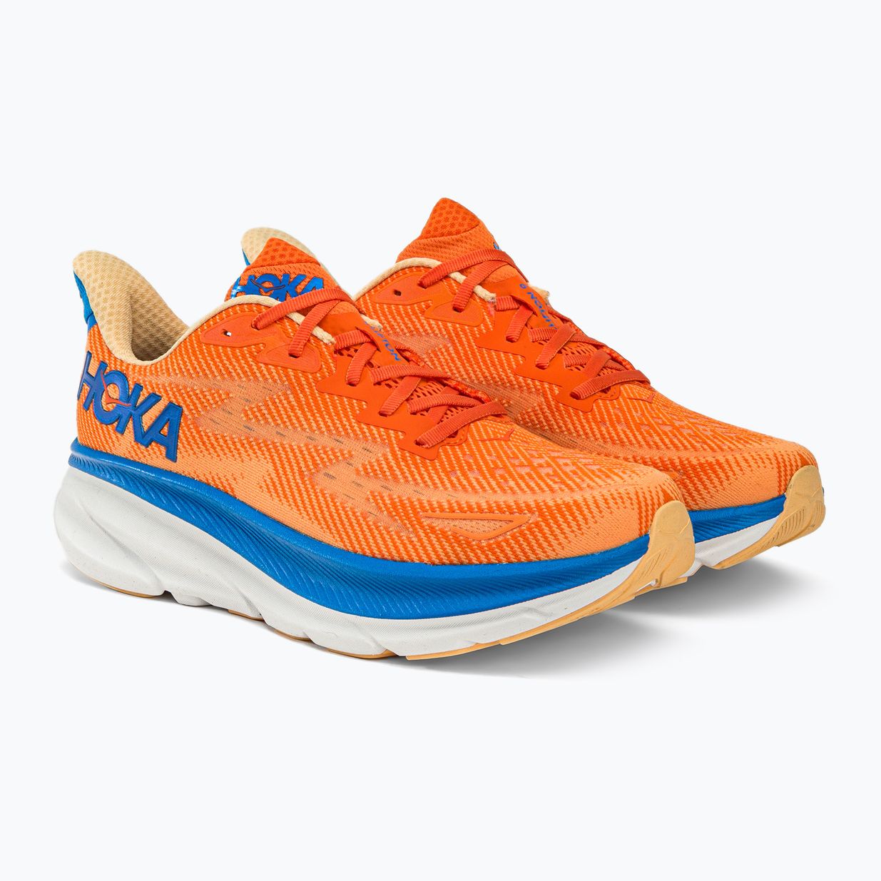 Кросівки для бігу чоловічі HOKA Clifton 9 помаранчеві 1127895-VOIM 3