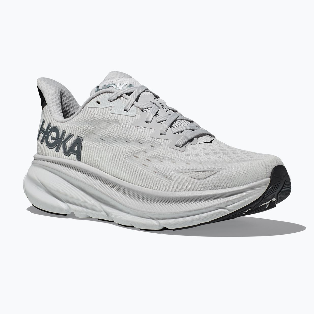 Кросівки для бігу чоловічі HOKA Clifton 9 nimbus cloud/steel wool 8