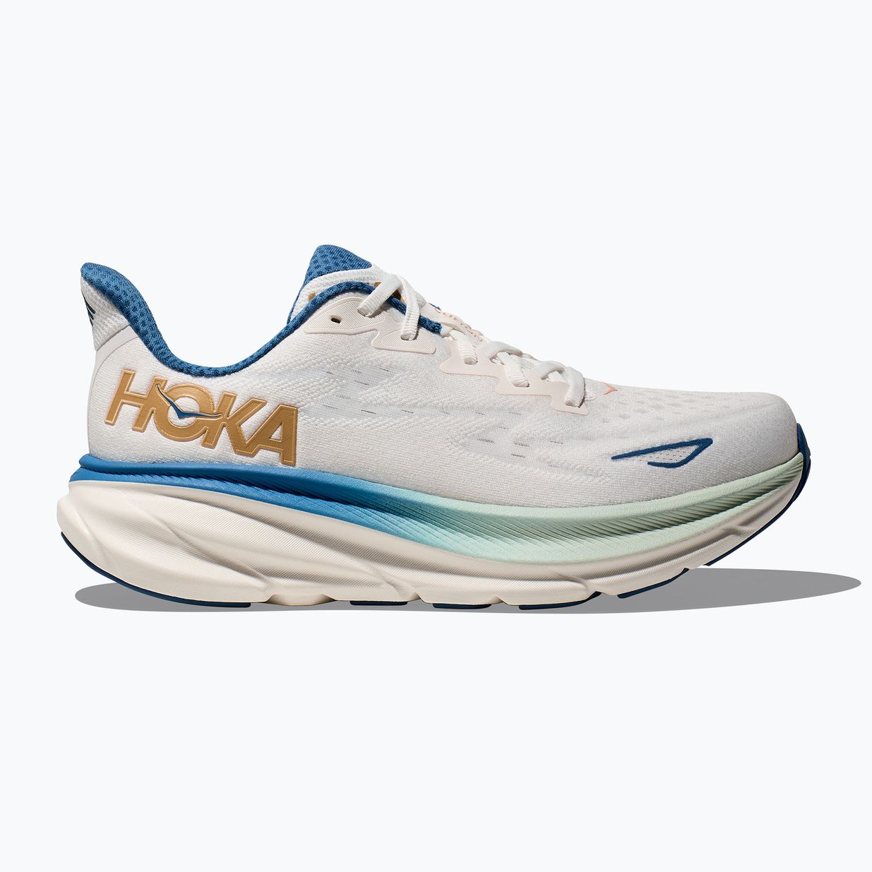 Кросівки для бігу чоловічі HOKA Clifton 9 frost/gold 9