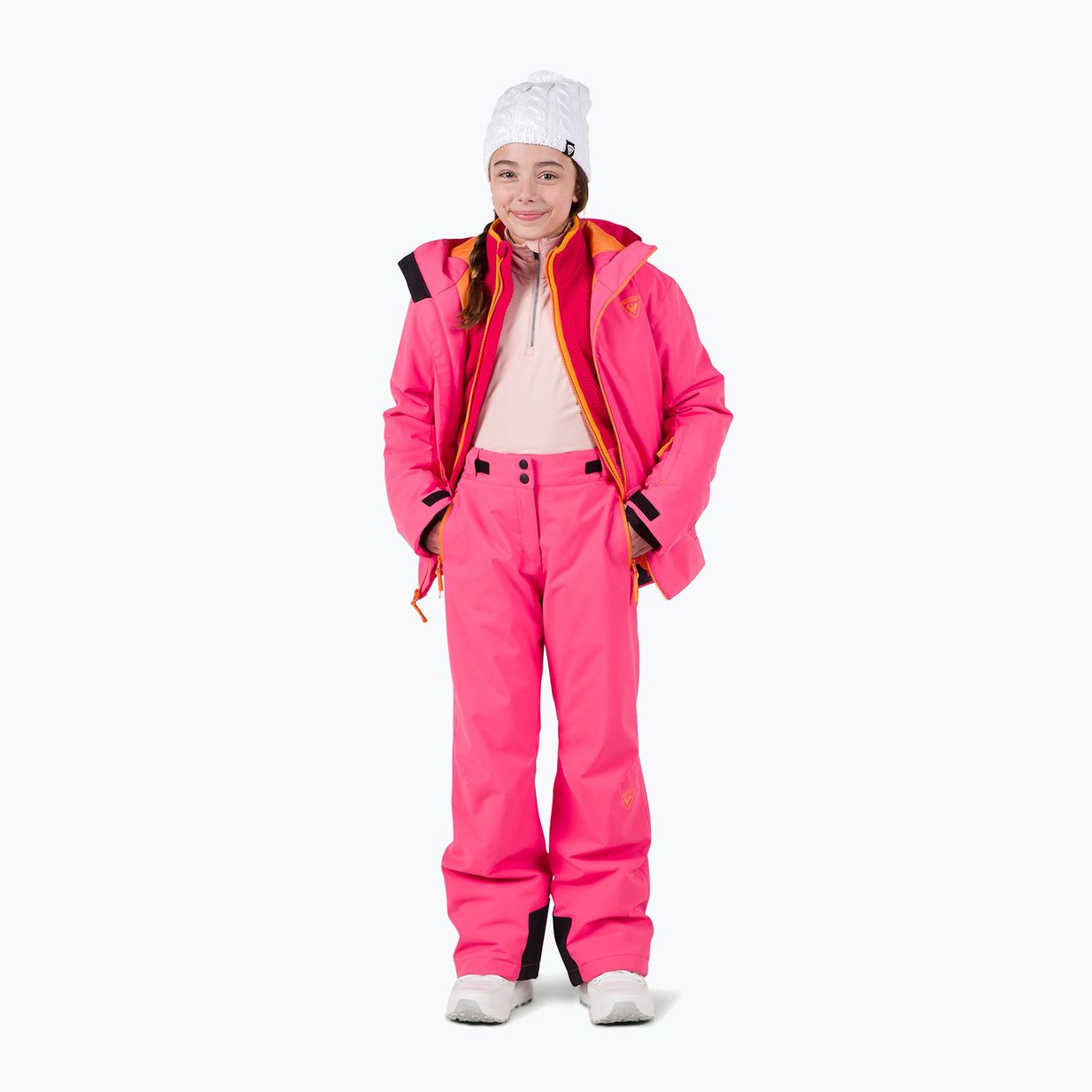 Гірськолижні штани Rossignol Girls ski tea rose 2