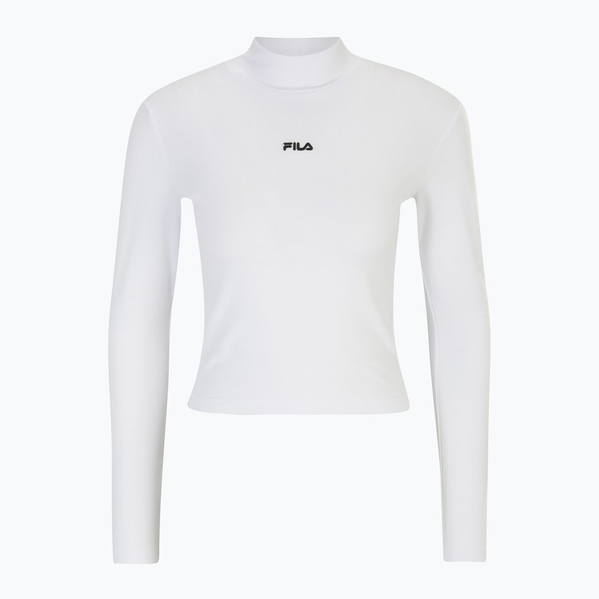 Лонгслів жіночий FILA Linnuse Cropped Turtle Neck bright white