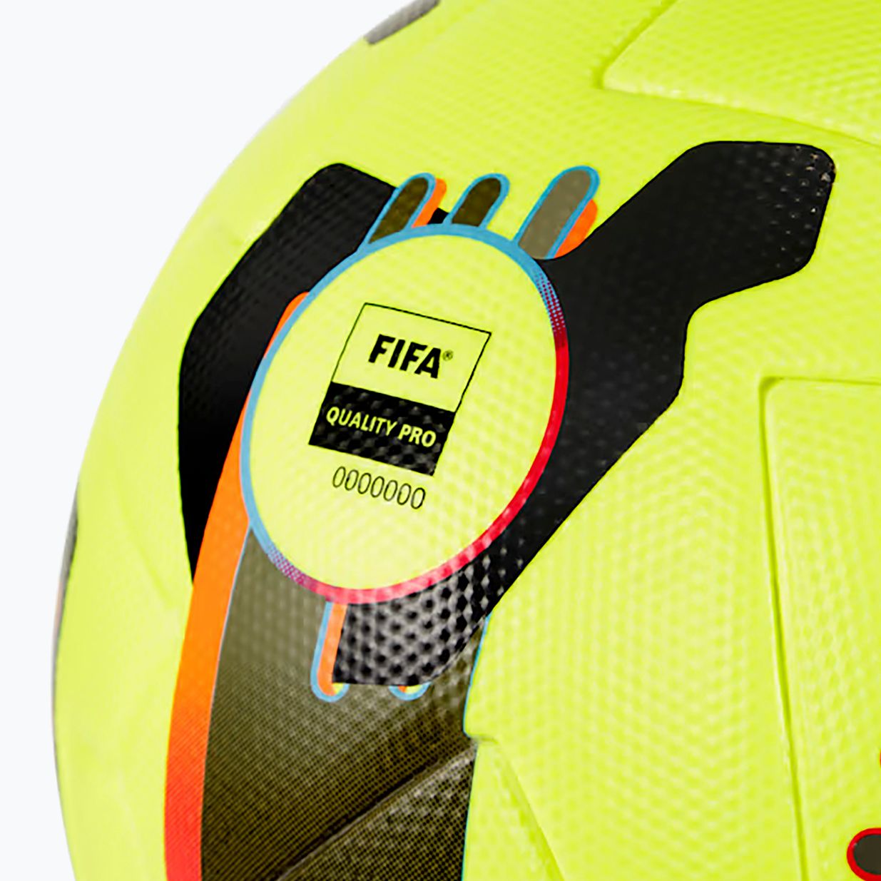 М'яч футбольний PUMA Orbita 2 TB FIFA Quality Pro lemon tonic/multicolor розмір 5 2