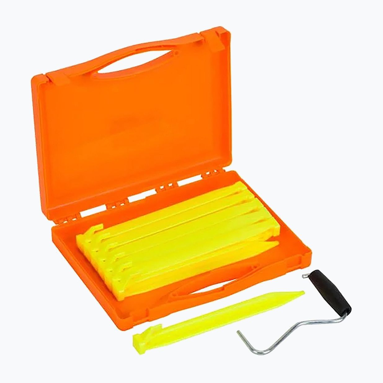 Кілочки для намету Vango Bolt Plastic Peg Extractor Storage Case 12 шт. yellow