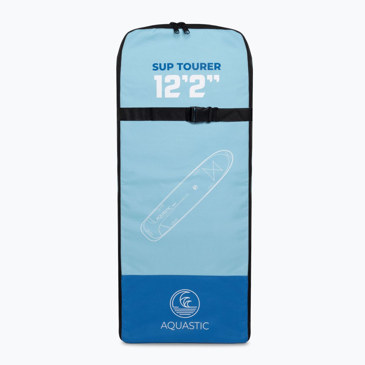 Рюкзак для дошки SUP AQUASTIC Tourer 12'2" блакитний 2