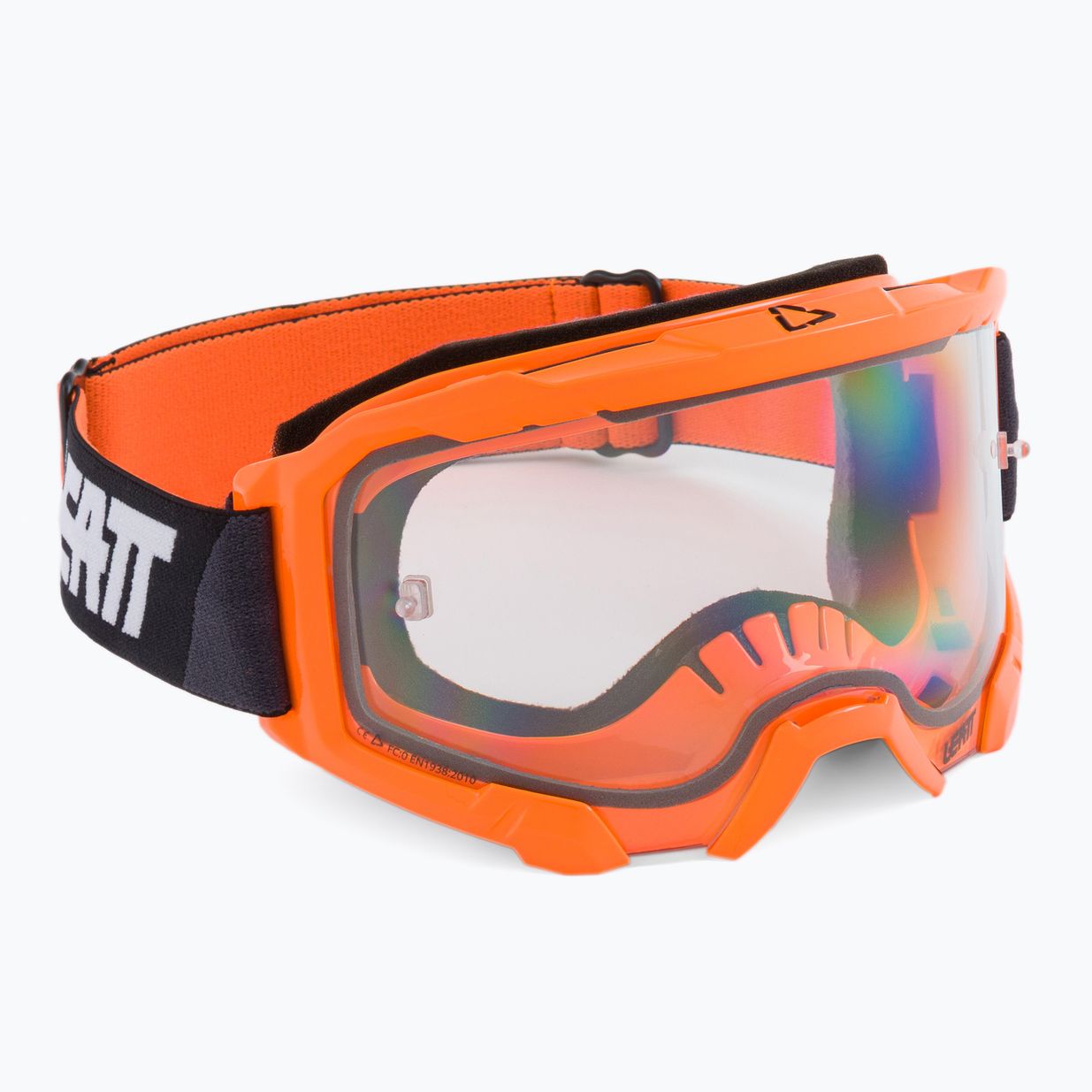 Маска велосипедна Leatt Velocity 4.5 neon orange / clear 8022010500