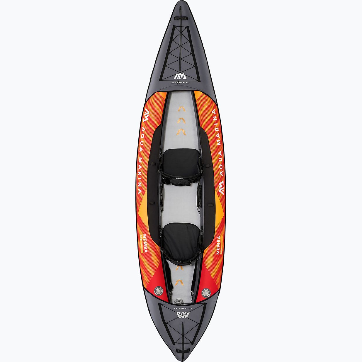 Надувна байдарка 2-х місна 12’10” Aqua Marina Touring Kayak оранжева Memba-390 2