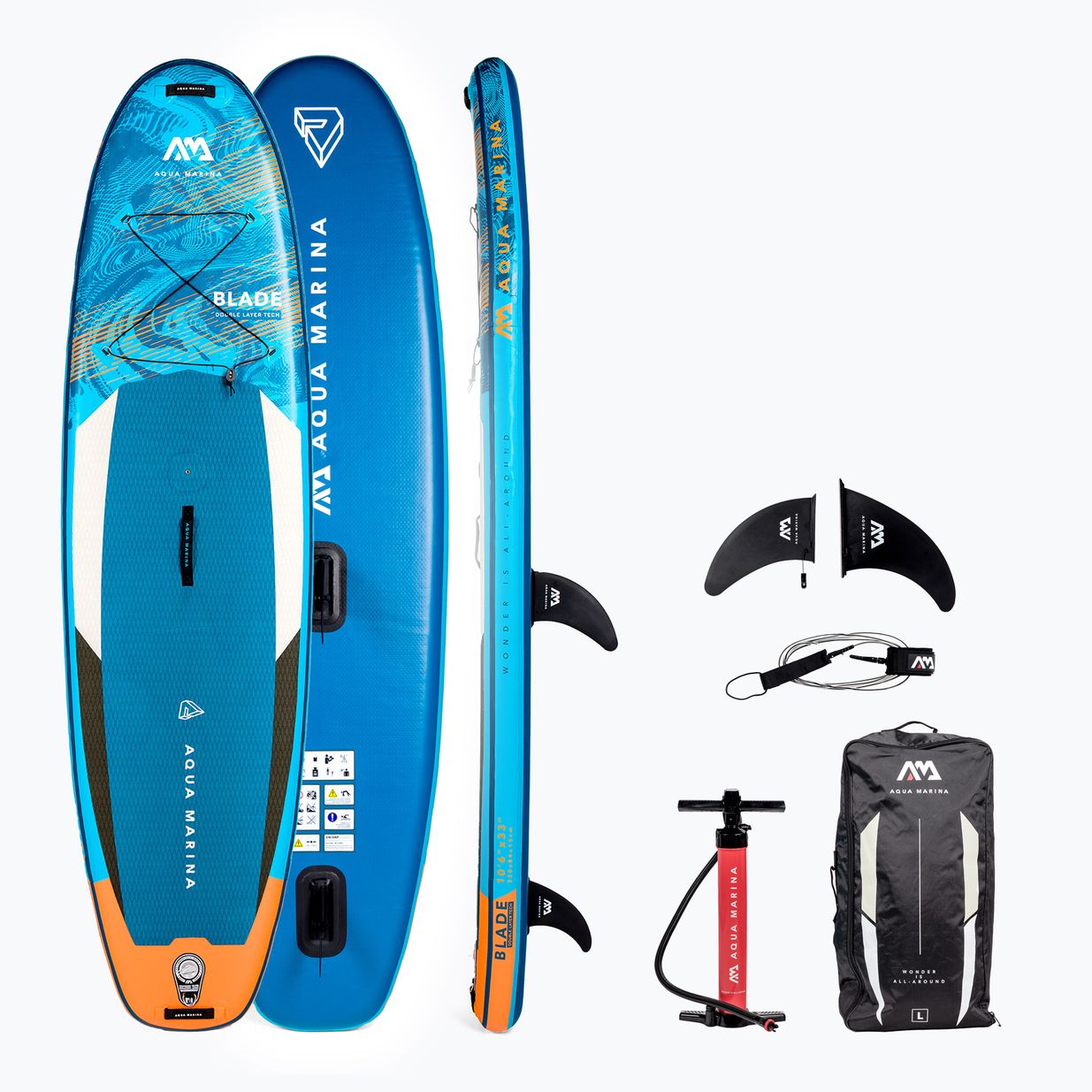 SUP-дошка Aqua Marina Blade  Windsurf 3.2м синя BT-22BL