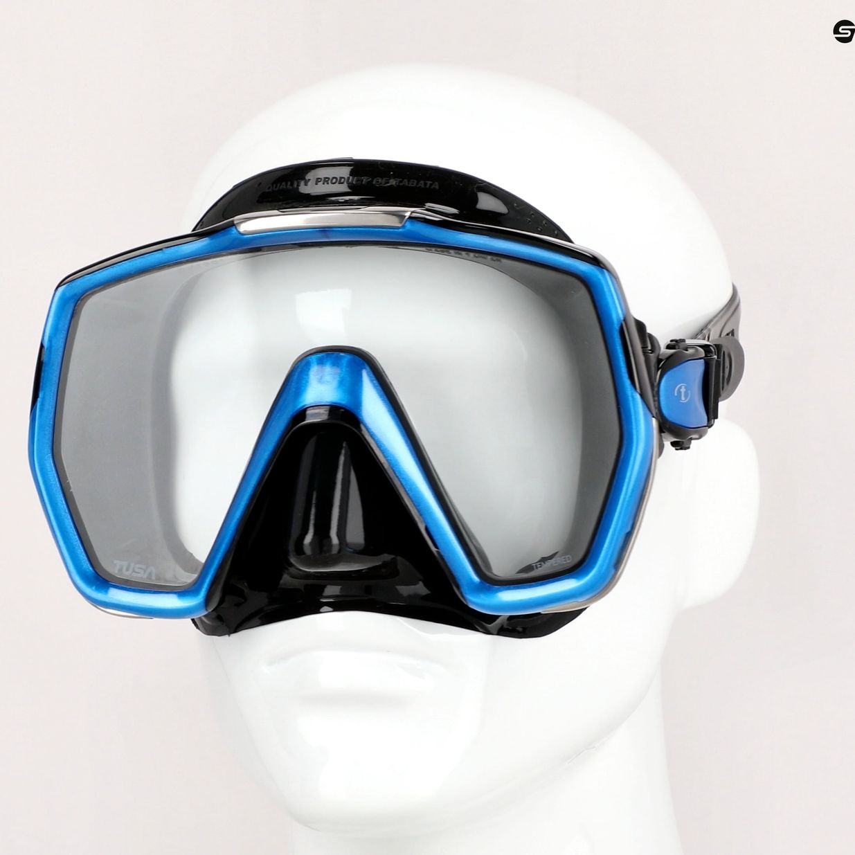 Маска для дайвінгу / підводного плавання TUSA Freedom Hd Mask чорно-синя M-1002 7