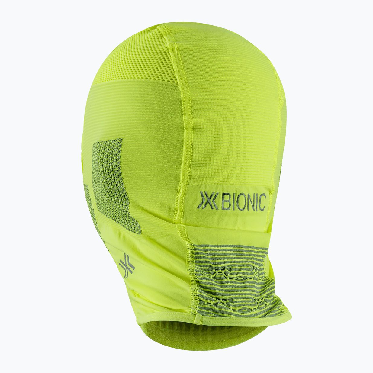 X-Bionic Stormcap hi vis балаклава жовта/сіра 2