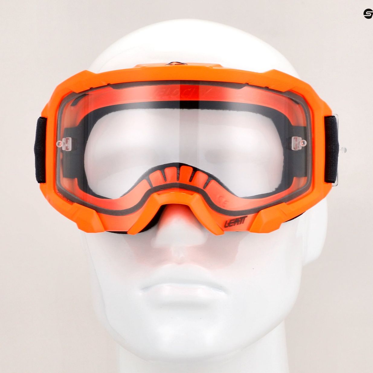 Маска велосипедна Leatt Velocity 4.5 neon orange / clear 8022010500 9