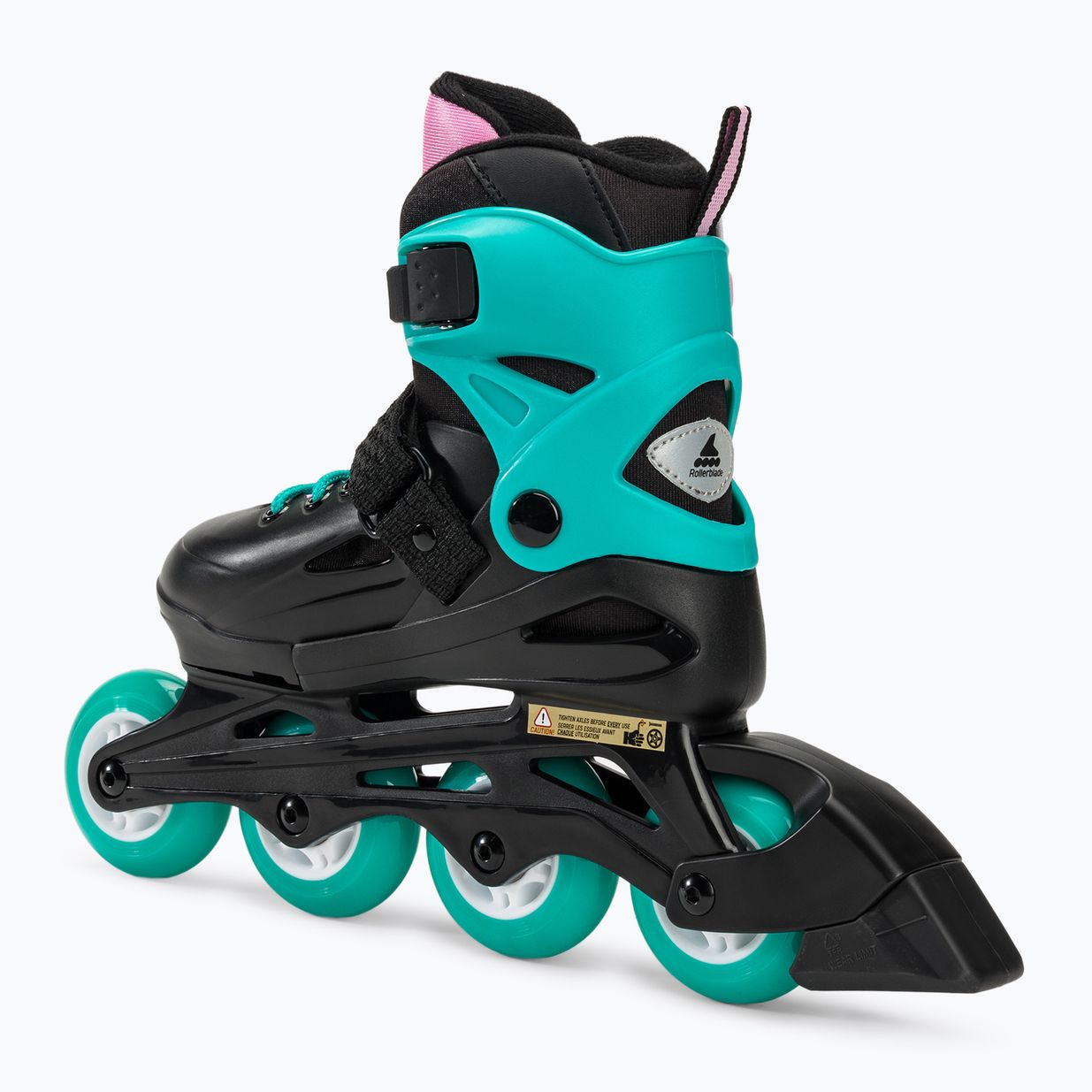 Дитячі роликові ковзани Rollerblade Fury чорні морські/зелені 3