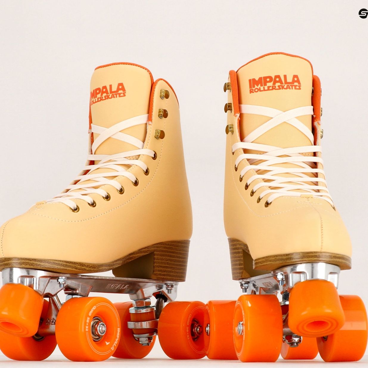 Ковзани роликові IMPALA Quad Skate бежеві IMPROLLER1 15