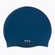 Шапочка для плавання TYR Wrinkle-Free Silicone Cap синя LCS