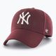 47 Бейсболка Brand MLB New York Yankees MVP SNAPBACK темно-бордова 5