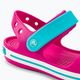 Дитячі сандалі Crocs Crockband цукерково-рожеві/басейн 8