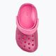 Дитячі шльопанці Crocs Classic Glitter Clog T рожевий лимонад 7