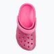 Дитячі шльопанці Crocs Classic Glitter Clog рожевий лимонад 7