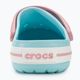 Дитячі шльопанці Crocs Crocband Clog льодово-блакитні/білі 8