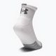 Шкарпетки спортивні Under Armour Heatgear Quarter 3 пари біло-сірі 1353262 2