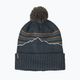 Шапка зимова Patagonia Powder Town Beanie fitz roy stripe knit/smolder blue