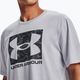 Футболка тренувальна чоловіча Under Armour ABC Camo Boxed Logo mod gray light heather/black 4