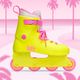 Жіночі роликові ковзани IMPALA Lightspeed Inline Skate barbie яскраво-жовті 9