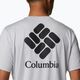 Футболка трекінгова чоловіча Columbia Tech Trail Graphic columbia grey heather/csc stacked logo 3