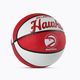 Міні м'яч баскетбольний  Wilson NBA Team Retro Mini Atlanta Hawks WTB3200XBATL розмір 3 2
