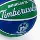 Міні м'яч баскетбольний  Wilson NBA Team Retro Mini Minnesota Timberwolves WTB3200XBMIN розмір 3 3