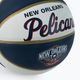 Міні м'яч баскетбольний  Wilson NBA Team Retro Mini New Orleans Pelicans WTB3200XBBNO розмір 3 3