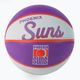Міні м'яч баскетбольний  Wilson NBA Team Retro Mini Phoenix Suns WTB3200XBPHO розмір 3