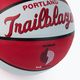 Міні м'яч баскетбольний  Wilson NBA Team Retro Mini Portland Trail Blazers WTB3200XBPOR розмір 3 3