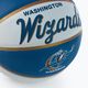 Міні м'яч баскетбольний  Wilson NBA Team Retro Mini Washington Wizards WTB3200XBWAS розмір 3 3