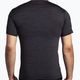 Чоловіча бігова сорочка Brooks Luxe htr глибокого чорного кольору 2