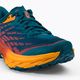 Кросівки для бігу жіночі HOKA Speedgoat 5 блакитно-помаранчеві 1123158-BCCML 8