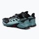 Кросівки для бігу жіночі Salomon Supercross 4 GTX чорно-блакитні L41735500 3