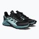Кросівки для бігу жіночі Salomon Supercross 4 GTX чорно-блакитні L41735500 4