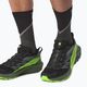 Кросівки для бігу чоловічі Salomon Sense Ride 5 black/laurel wreath/green gecko 3