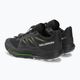 Кросівки для бігу чоловічі Salomon Pulsar Trail black/black/green gecko 3