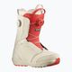 Жіночі сноубордичні черевики Salomon Ivy Boa SJ Boa вибілений пісок/мигдальне молоко/аврора червоний 6