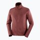 Кофта трекінгова чоловіча Salomon Essential Midwarm Fz rum raisin 6