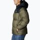 Пуховик чоловічий Columbia Puffect II Hooded stone green/ black 3