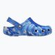 Шльопанці Crocs Classic Marbled Clog сині на болтах/мульти-шльопанці 10