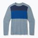 Лонгслів термічний чоловічий Smartwool Thermal Merino Baselayer Colorblock Crew Boxed pewter blue