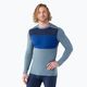 Лонгслів термічний чоловічий Smartwool Thermal Merino Baselayer Colorblock Crew Boxed pewter blue 2