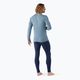 Лонгслів термічний чоловічий Smartwool Thermal Merino Baselayer Colorblock Crew Boxed pewter blue 3