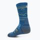 Шкарпетки для трекінгу Smartwool Hike Light Cushion Mountain Pattern Crew трекінгові шкарпетки лагуна сині 2