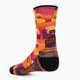Шкарпетки з розумної вовни жіночі трекінгові шкарпетки Hike Light Cushion Bear Country Print Crew помаранчевий іржавий 2
