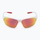 Чоловічі сонцезахисні окуляри Nike Skylon Ace білі/сірі з червоним дзеркалом 3
