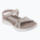 Жіночі босоніжки SKECHERS Go Walk Flex Sandal Sublime сіро-коричневі 8